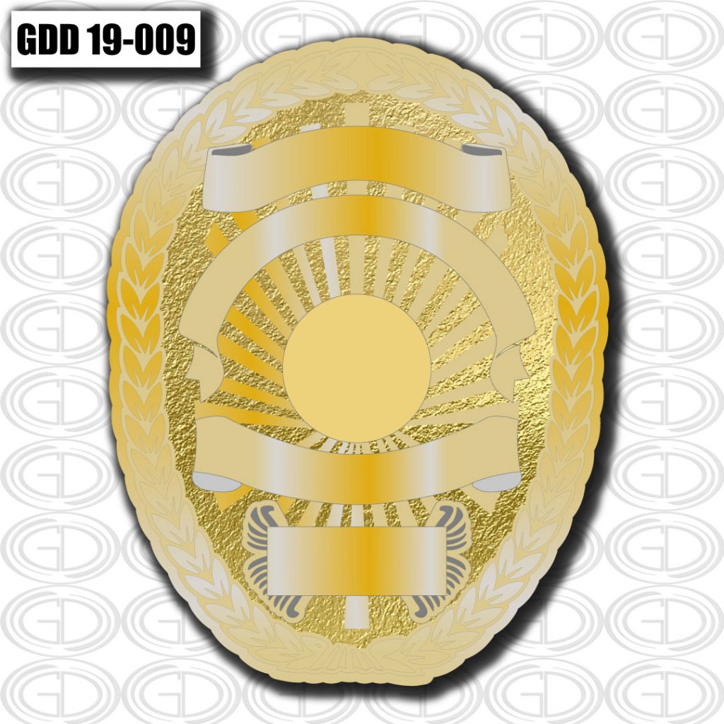 gdi no label gold logo design