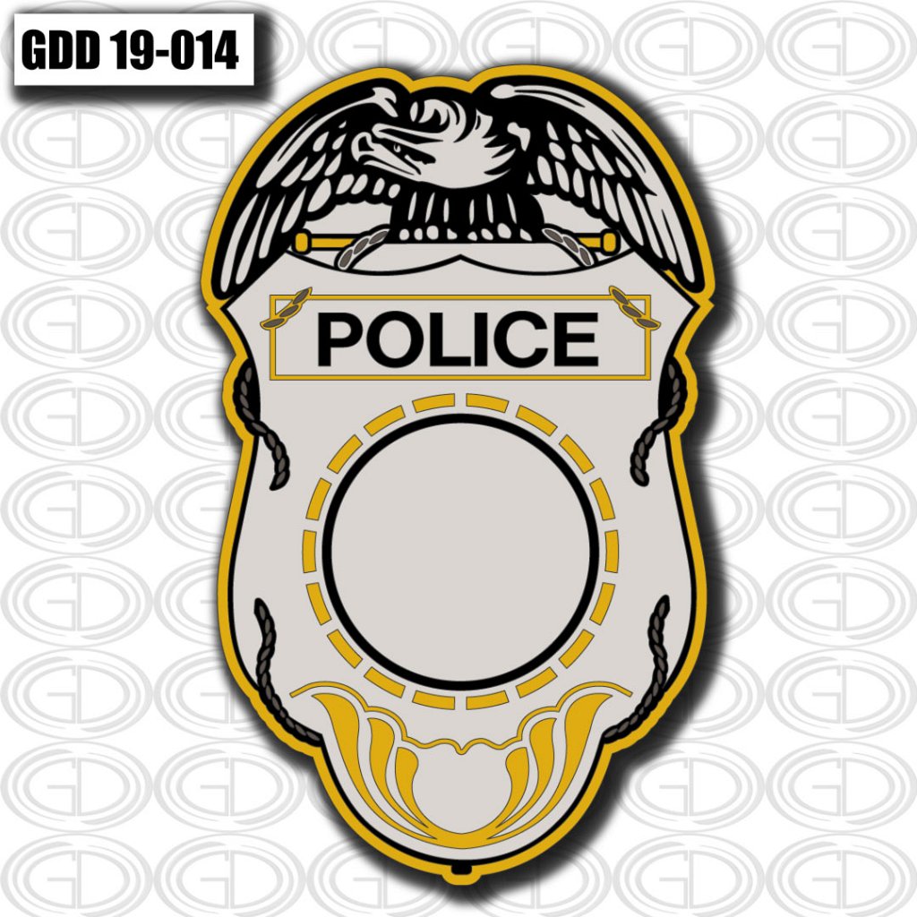 gdi sketch eagle to be police logo design inspire with color yellow