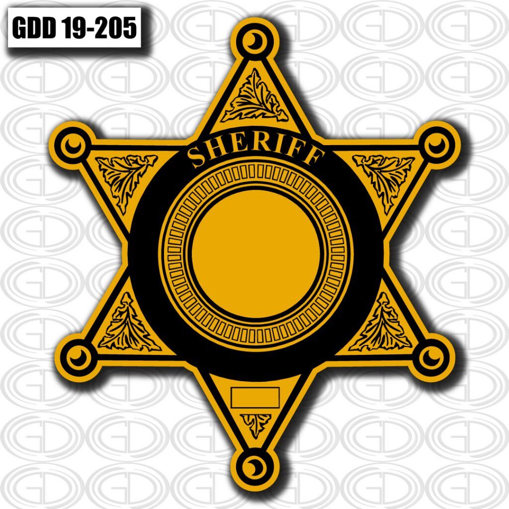 office logo design of sheriff GDD-19-205
