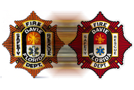 red and orange fire department logo graphic design